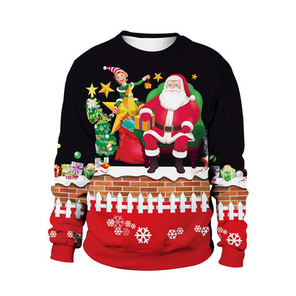 Women's Christmas Dress Crew Neck Sweatshirt