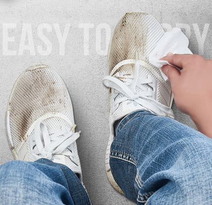 👟🔥Shoe Sneaker Wipes Cleaner Quick Wipes Disposable Travel Portable Removes Dirt, Stains🎁🔥