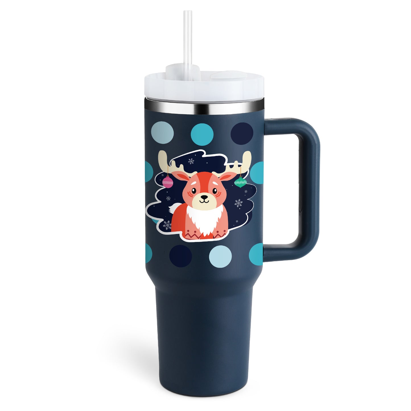 40 Oz Tumbler - xmass, one color, print color