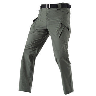 👖Men's Flex Ripstop Tactical Pants, Water Resistant Stretch Cargo Pants, Lightweight EDC Hiking Work Pants