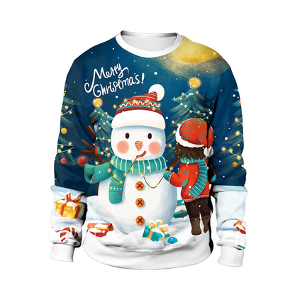 Women's Christmas Dress Crew Neck Sweatshirt