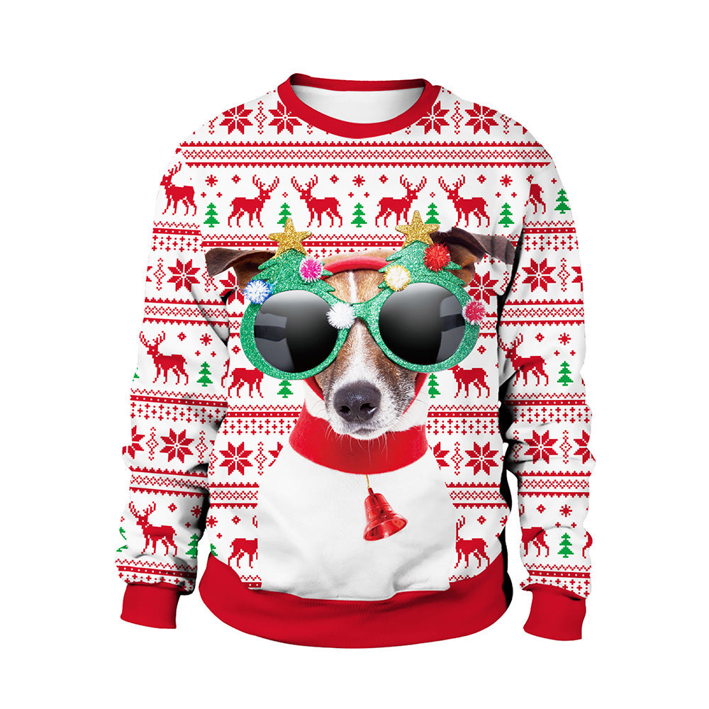 Women's Christmas Dress Crew Neck Sweatshirt