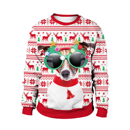 Women's Christmas Dress Crew Neck Sweatshirt