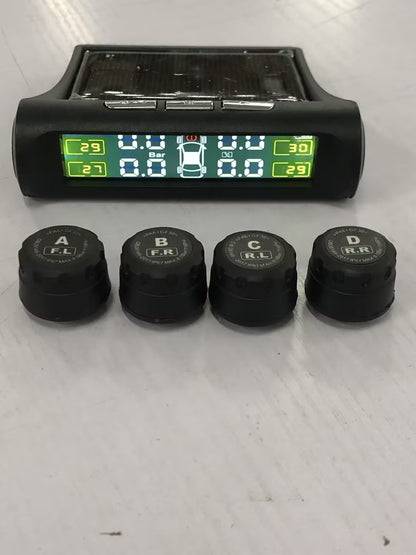 🛻Solar Wireless Tire Pressure Monitor TPMS Tire Pressure Monitoring System🛞🛻