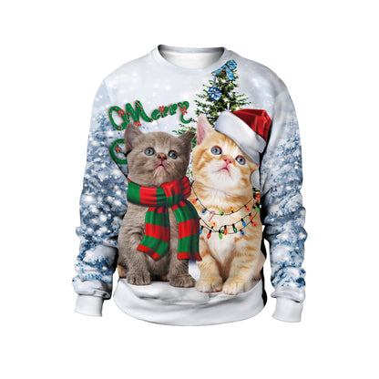 Women's Christmas Dress Crew Neck Sweatshirt