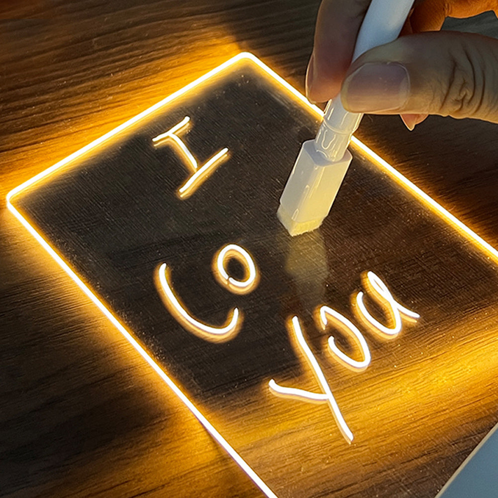 Creative Note Board Creative Led Night Light USB Message Board Holiday