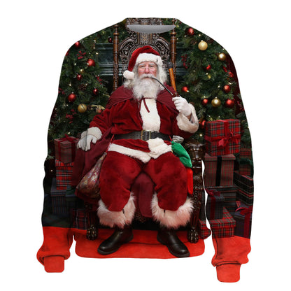 Women's Christmas Dress Crew Neck Sweatshirt